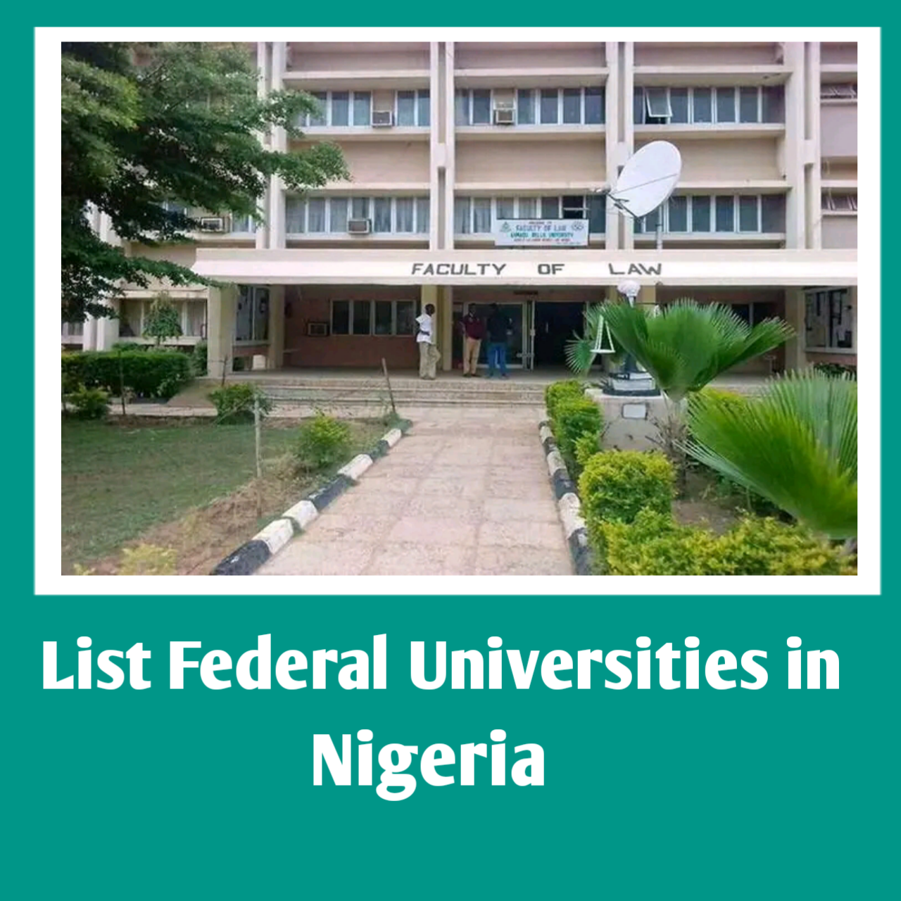 list of federal universities in Nigeria